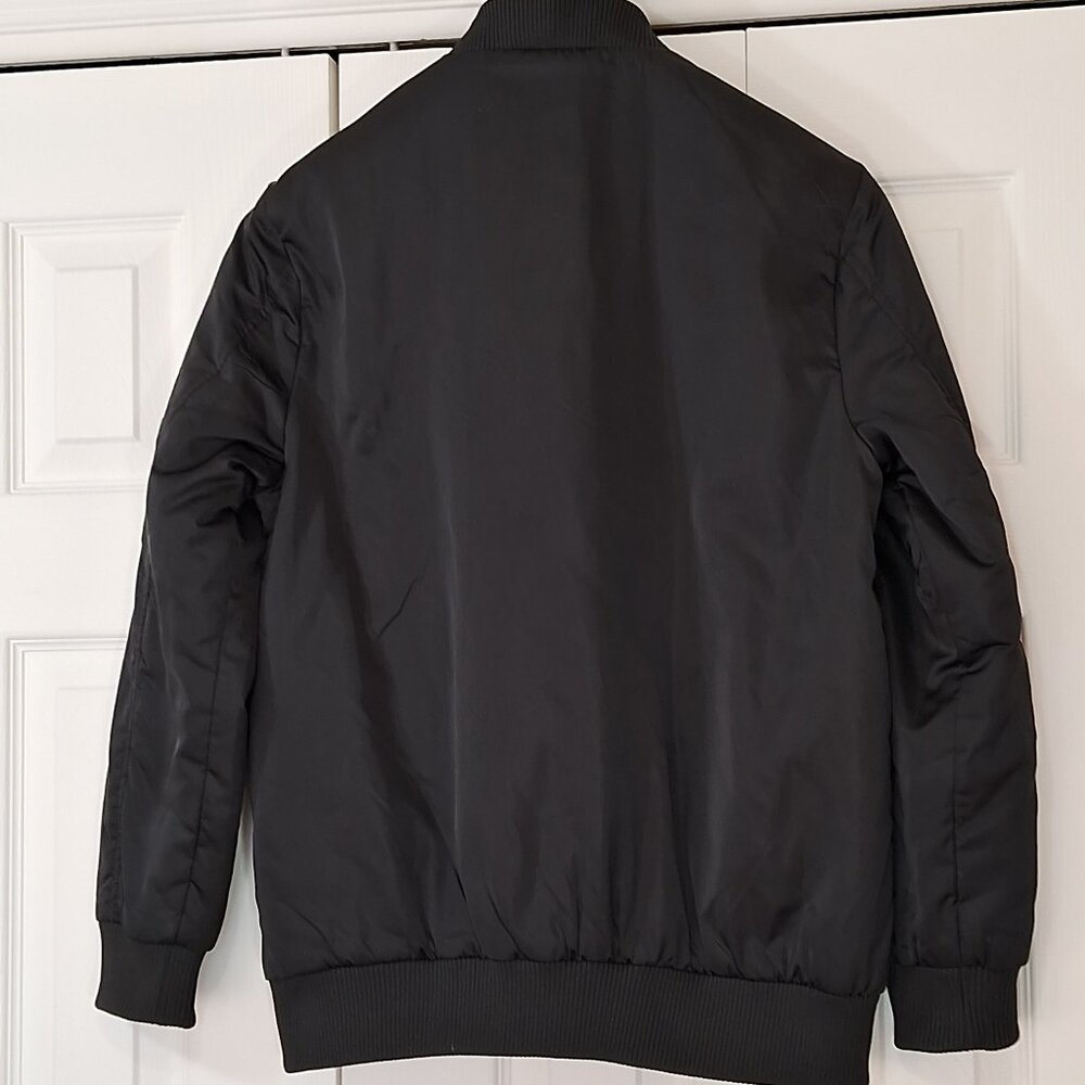 Indigo Rein Bomber Jacket with Patches - 90s trending - Picture 2 of 13